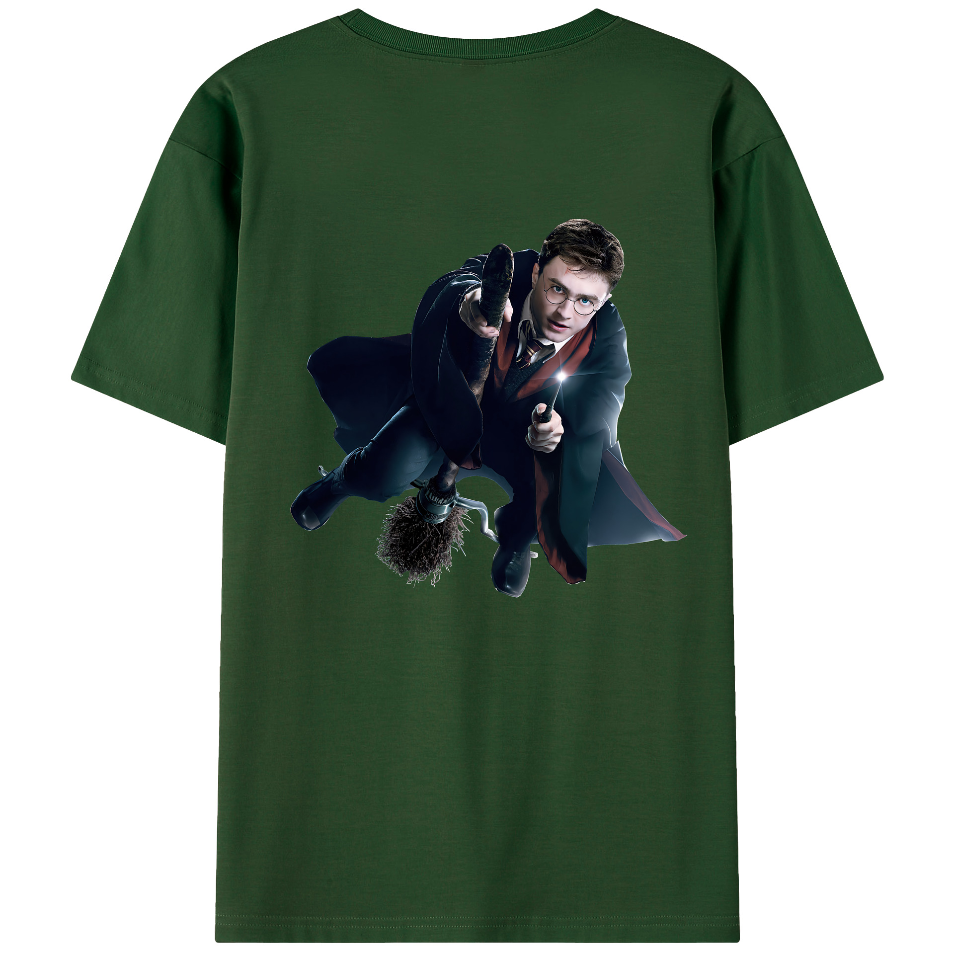 （画像用） Harry Potter ハリー・ポッターシリーズ 綿100％半袖Tシャツ（背面プリント）